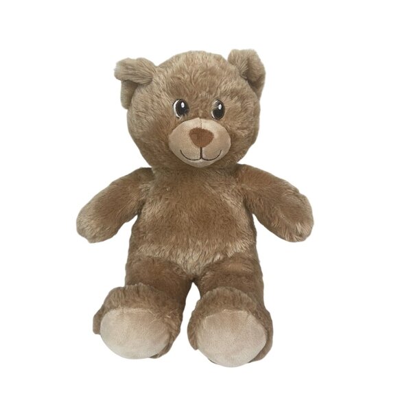 Build A Bear Plush Teddy Tan Stuffed Light Brown 16 BAB Embroidered Eyes - Picture 1 of 8